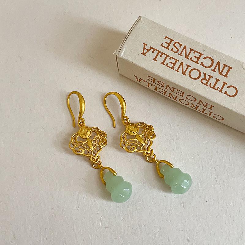 Серьги «Благоприятная тыква Жуи»: Ретро китайский придворный стиль, универсальный модный аксессуар для женщин
Серьги «Благоприятная тыква Жуи»: Ретро китайский придворный стиль, универсальный модный аксессуар для женщин