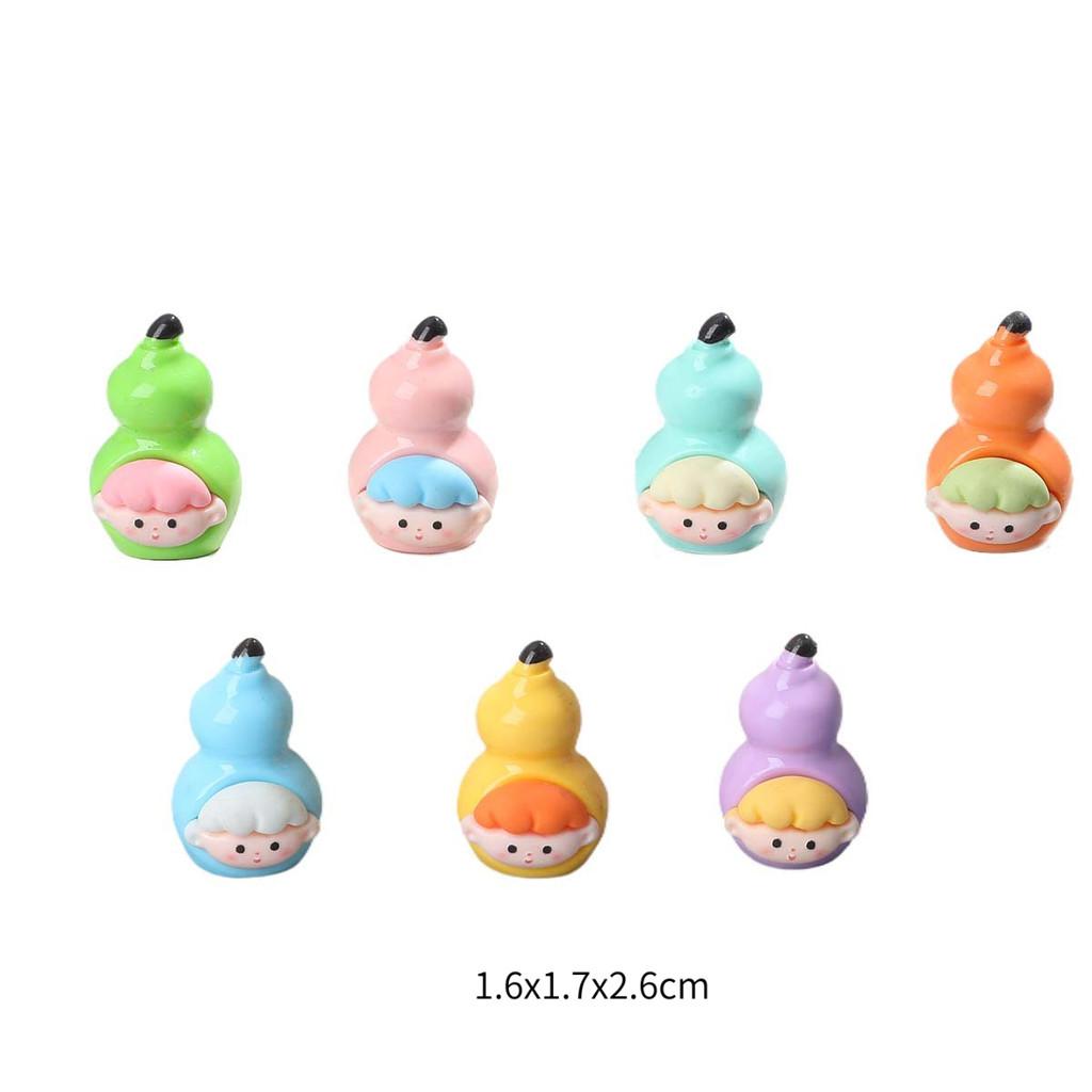 10Pcs Multicolor Gourd Doll Miniatures Resin Ornaments Fairy Garden Decoration Moss Terrarium Micro Landscape разноцветный
10Pcs Multicolor Gourd Doll Miniatures Resin Ornaments Fairy Garden Decoration Moss Terrarium Micro Landscape разноцветный