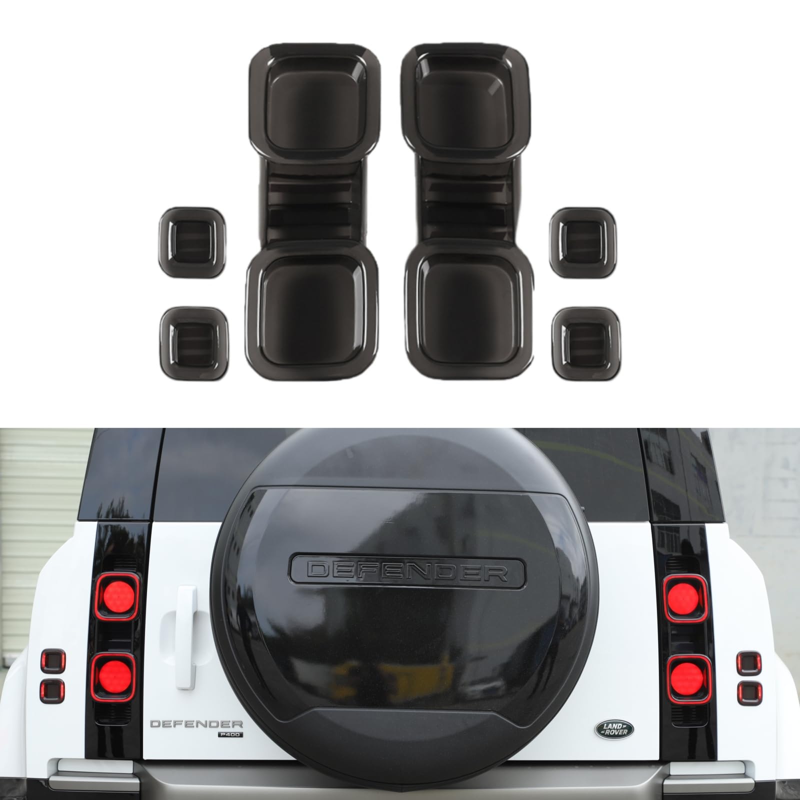 Set of Tail Light Covers for Land Rover Defender Tail Lamp Tail Light Protective Brake Indicator Decorative Smoky Exterior Car Scratch Resistant
Set of Tail Light Covers for Land Rover Defender Tail Lamp Tail Light Protective Brake Indicator Decorative Smoky Exterior Car Scratch Resistant