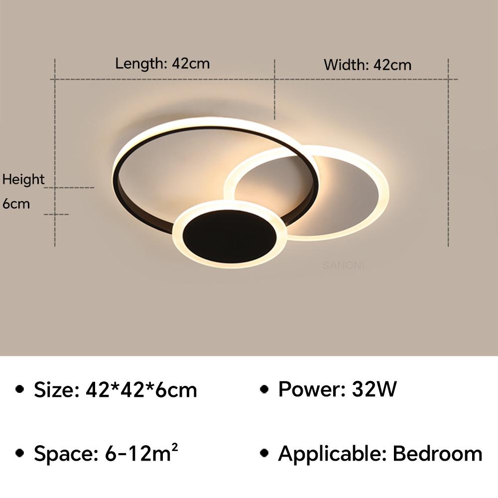 Nordic Modern Ceiling Light For Bedroom Living Room Luxur Decor Indoor Ceiling Lamp Chandeliers Lighting Fixtures Luster Warm White(no RC)
Nordic Modern Ceiling Light For Bedroom Living Room Luxur Decor Indoor Ceiling Lamp Chandeliers Lighting Fixtures Luster Warm White(no RC)
