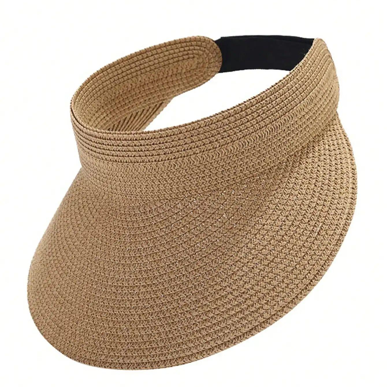 1pc New summer sun hat for women, outdoor sunshade hat, wide-brimmed hair hoop style straw hat, fashionable visor hat 56/57 хакі
1pc New summer sun hat for women, outdoor sunshade hat, wide-brimmed hair hoop style straw hat, fashionable visor hat 56/57 хакі