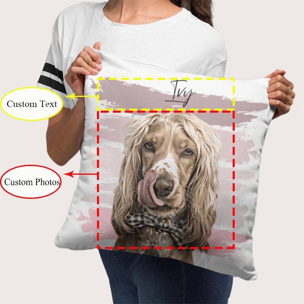 Custom Pet Photo Collage Pillow Printed Dog Cushion Personalized Throw Pillow Customisable Decor for Pet Lovers Family Gift Idea 50X50cm
Custom Pet Photo Collage Pillow Printed Dog Cushion Personalized Throw Pillow Customisable Decor for Pet Lovers Family Gift Idea 50X50cm