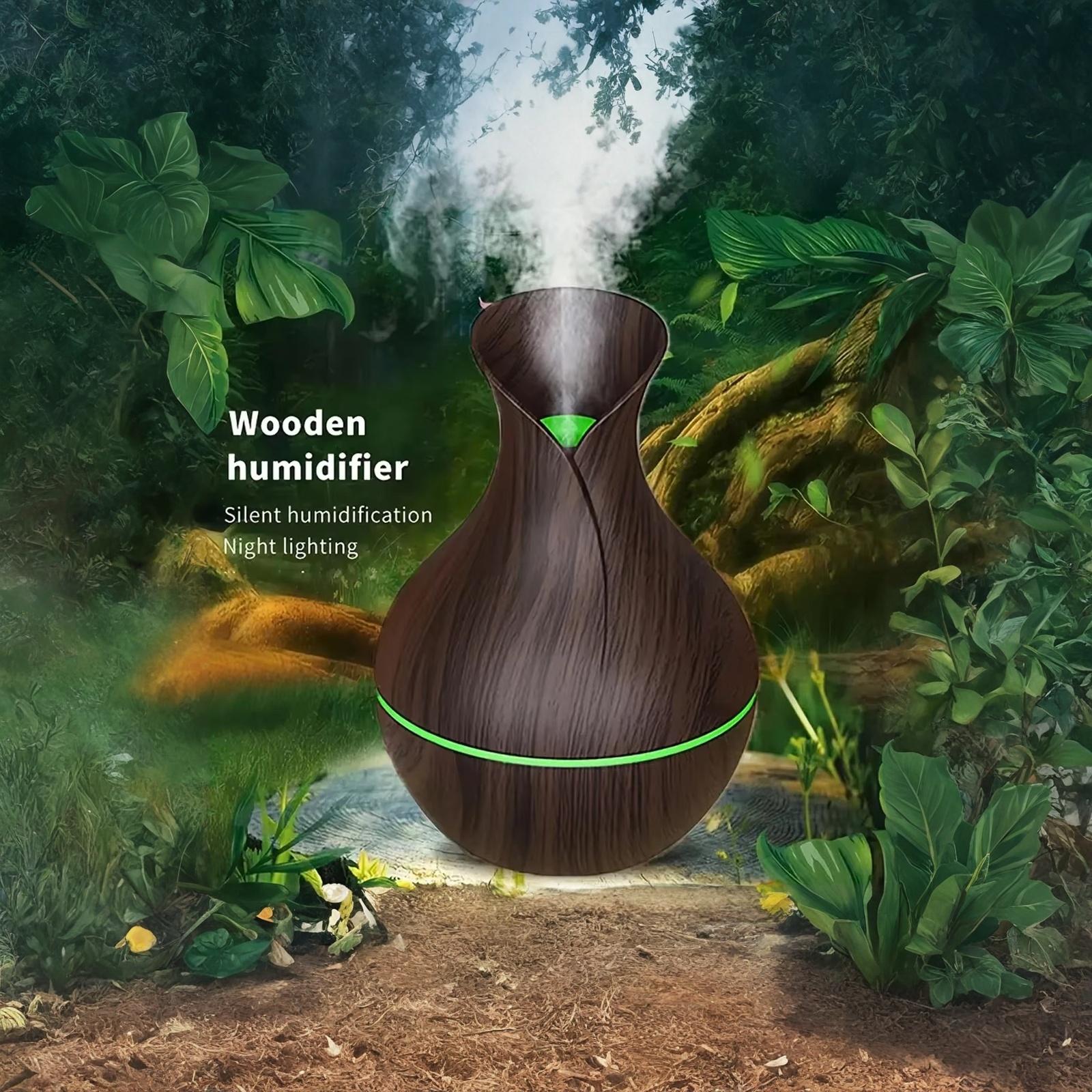 200ML Flower Vase Aroma Diffuser Portable USB Humidifier for Car Home one size коричневый
200ML Flower Vase Aroma Diffuser Portable USB Humidifier for Car Home one size коричневый