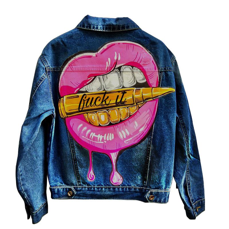 2603 cross-border wish European and American foreign trade women s clothing Amazon autumn and winter new denim jacket jacket long sleeve top 3XL темно-синього кольору
2603 cross-border wish European and American foreign trade women s clothing Amazon autumn and winter new denim jacket jacket long sleeve top 3XL темно-синього кольору