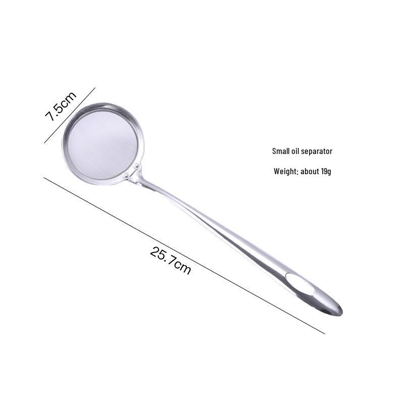 Stainless Steel Ultra-fine Mesh Oil Skimmer Strainer and Draining Spoon
Stainless Steel Ultra-fine Mesh Oil Skimmer Strainer and Draining Spoon