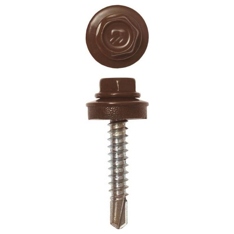 Roofing Screws Bison 4-300310-48-029-8017 Professional Chocolate Brown 29 X 4 8 Mm 2 500 Pcs For Wooden Crate
Roofing Screws Bison 4-300310-48-029-8017 Professional Chocolate Brown 29 X 4 8 Mm 2 500 Pcs For Wooden Crate