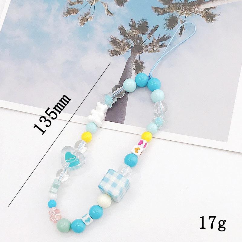 Cute Cartoon Design Beaded Phone Lanyard Bracelet Anti-drop Cellphone Case Pendant Planet 
Cute Cartoon Design Beaded Phone Lanyard Bracelet Anti-drop Cellphone Case Pendant Planet
