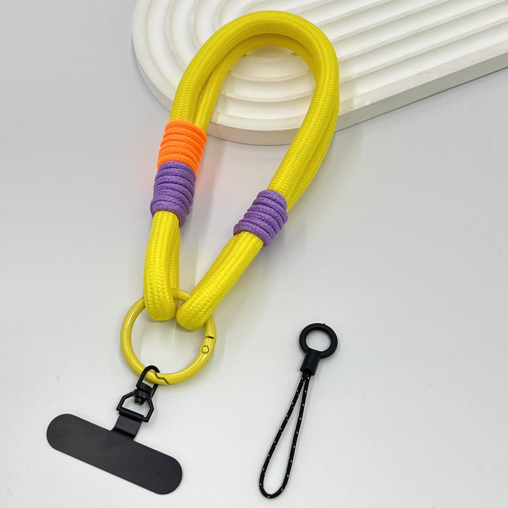 DIY 2-In-1 Mobile Phone Universal Lanyard, Wrist Short Lanyard, 360° Rotating Metal Hanging Piece, Multi-Functional Wristband Polyester / Nylon
DIY 2-In-1 Mobile Phone Universal Lanyard, Wrist Short Lanyard, 360° Rotating Metal Hanging Piece, Multi-Functional Wristband Polyester / Nylon