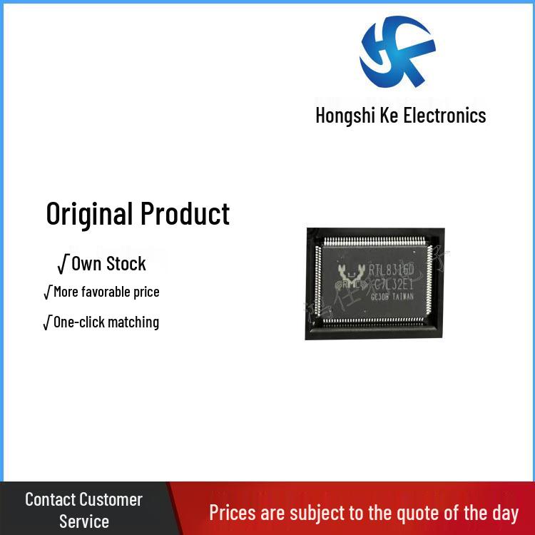 RTL8316D-VB-GR QFP-128 Ethernet Switch Controller IC - Genuine Original
RTL8316D-VB-GR QFP-128 Ethernet Switch Controller IC - Genuine Original