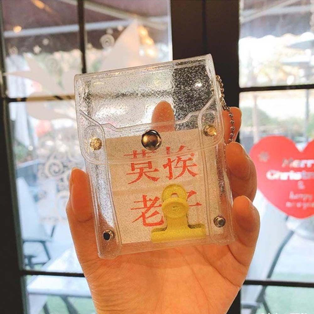 Pink Fashion Transparent With Keychain PVC Coin purse Lipstick bag Mini Comestic bag Key wallet
Pink Fashion Transparent With Keychain PVC Coin purse Lipstick bag Mini Comestic bag Key wallet