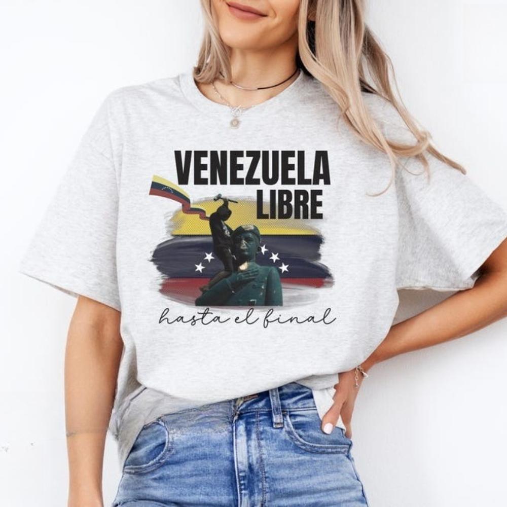 Venezuela Libre Flag Graphic T Shirts Woman Man Con Venezuela Hasta El Final Tshirt Fashion Casual Cotton Shortsleev Hiphop S
Venezuela Libre Flag Graphic T Shirts Woman Man Con Venezuela Hasta El Final Tshirt Fashion Casual Cotton Shortsleev Hiphop S