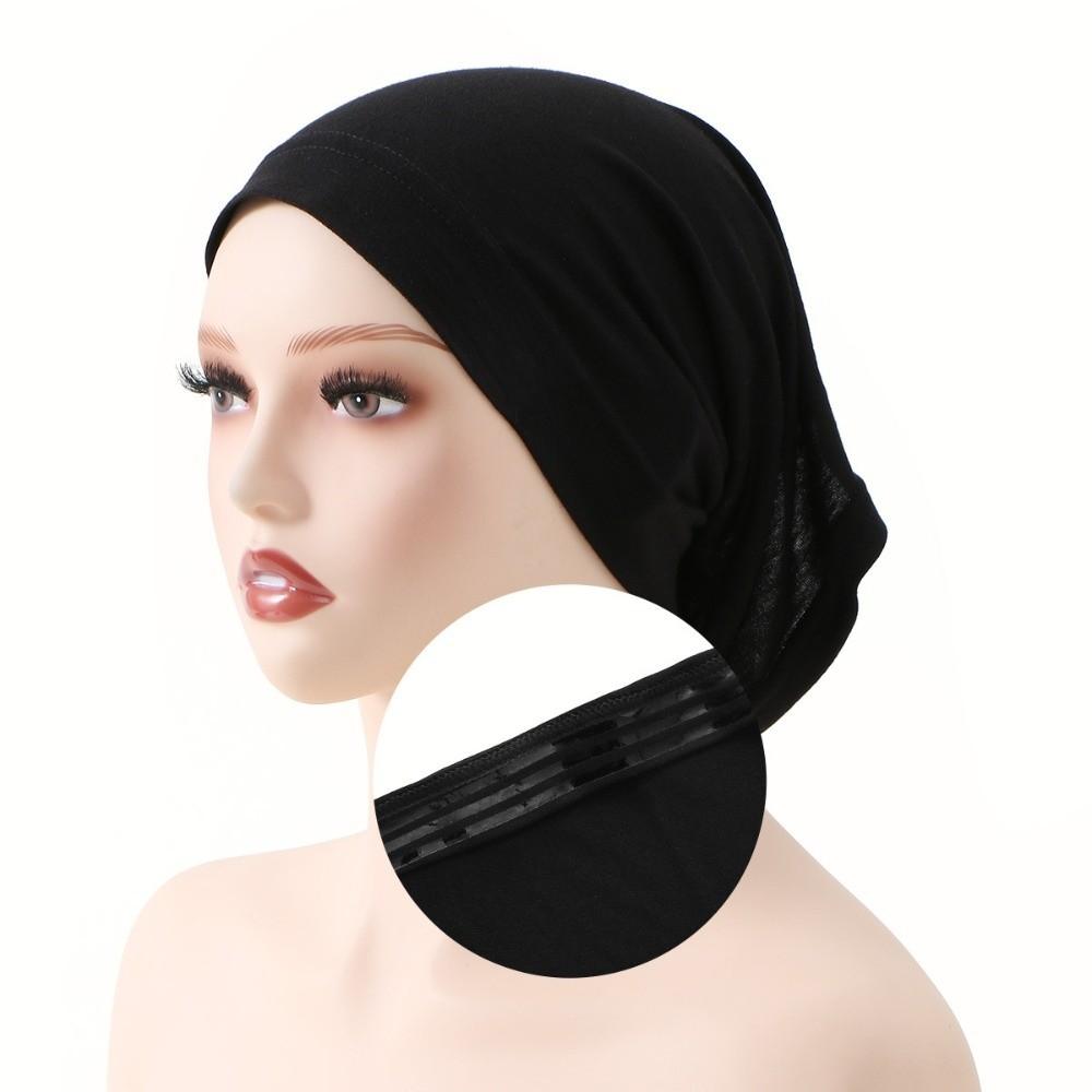 Solid Color Muslim Hijab Cap Antislip Strips Instant Wear Elastic Turban Hat Breathable Stretch Material Undercap Scarf Ramadan чёрный
Solid Color Muslim Hijab Cap Antislip Strips Instant Wear Elastic Turban Hat Breathable Stretch Material Undercap Scarf Ramadan чёрный