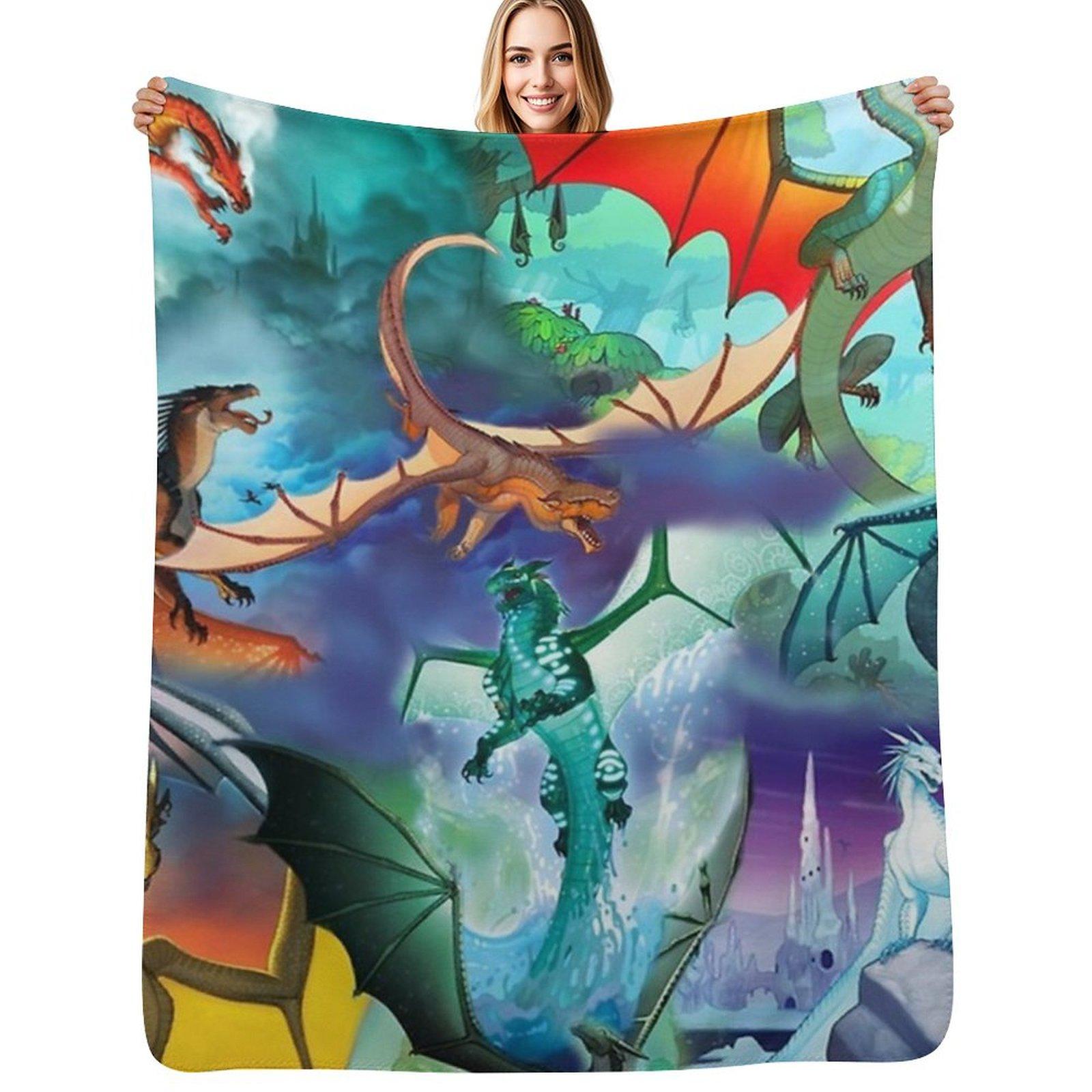 Wing of fire all dragon Pattern Background Throw Blanket Soft Breathable Blanket for Night Sleeping 102x76cm(40x30in)
Wing of fire all dragon Pattern Background Throw Blanket Soft Breathable Blanket for Night Sleeping 102x76cm(40x30in)