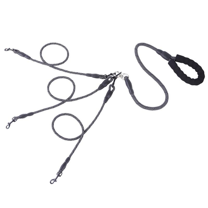 3 In 1 Hands Free Dog Leash Strong Safety Lead Leashes No Tangles Three Pet Traction Rope With Padded Handle 360 Swivel Device
3 In 1 Hands Free Dog Leash Strong Safety Lead Leashes No Tangles Three Pet Traction Rope With Padded Handle 360 Swivel Device