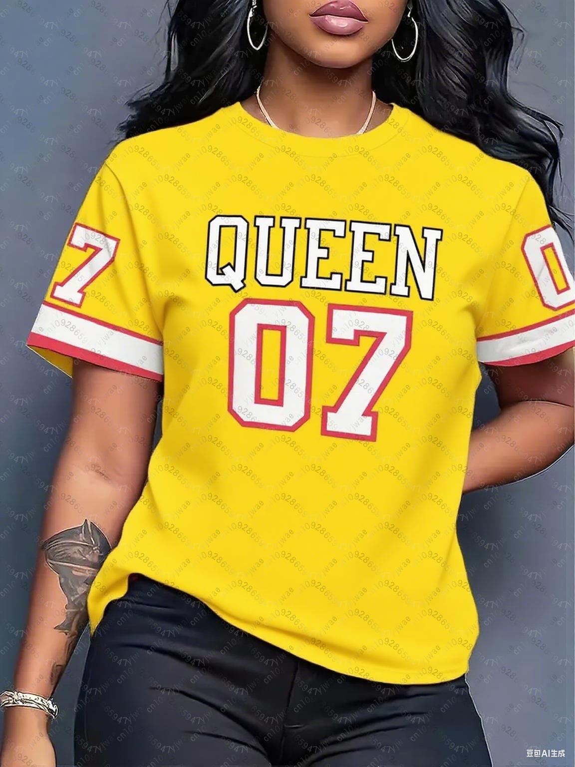 Printed Crew Neck Short Sleeve T-Shirt, Summer Pattern T-Shirt, Plus Size Sports T-Shirt Top XXS
Printed Crew Neck Short Sleeve T-Shirt, Summer Pattern T-Shirt, Plus Size Sports T-Shirt Top XXS