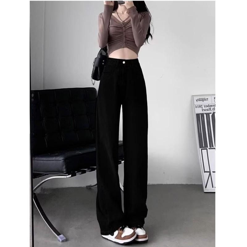 Women s Coffee Wide-Leg High-Waist Jeans - Trendy, Versatile, Slimming, Casual Drape Pants 2XL
Women s Coffee Wide-Leg High-Waist Jeans - Trendy, Versatile, Slimming, Casual Drape Pants 2XL