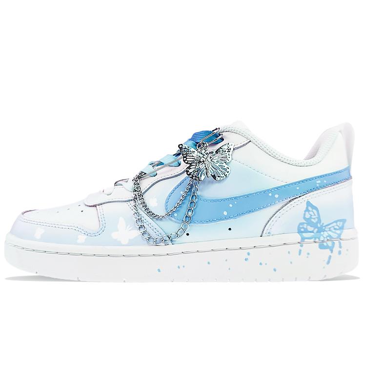 Nike Court Borough Skateboard Shoes Women s Low top White/Blue BQ5448-100(Team40-GS) 35.5
Nike Court Borough Skateboard Shoes Women s Low top White/Blue BQ5448-100(Team40-GS) 35.5