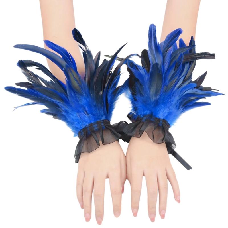 Ethnic Hand Cuffs Arm Sleeves for Theme Event Punk Feathered Wristband for Female 1920s Cosplay Flapper Costume Props королевский синий
Ethnic Hand Cuffs Arm Sleeves for Theme Event Punk Feathered Wristband for Female 1920s Cosplay Flapper Costume Props королевский синий