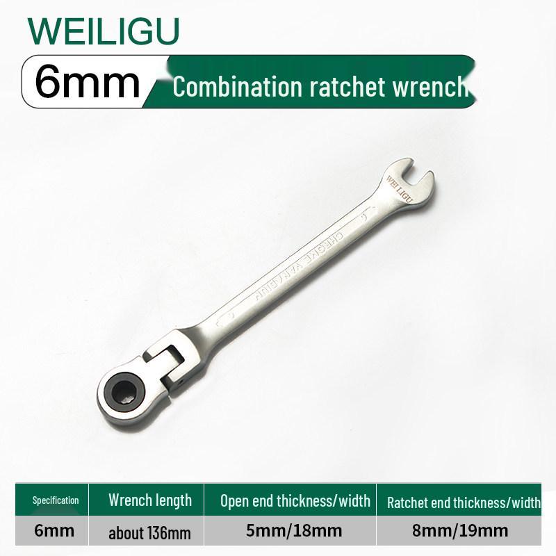 Flexible 72-Tooth Double-Ended Ratchet Wrench with Adjustable Open-End for Auto Repair Dual-Direction Use
Flexible 72-Tooth Double-Ended Ratchet Wrench with Adjustable Open-End for Auto Repair Dual-Direction Use