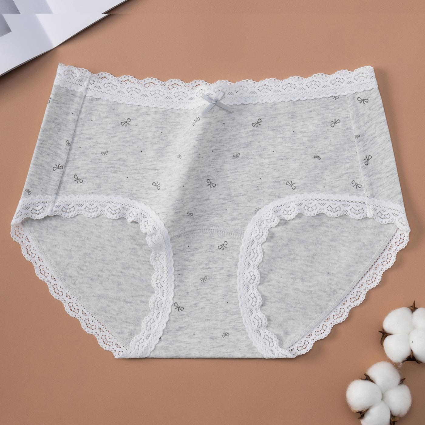Women s Spring and Summer Color Cotton 10A Antibacterial Extended Cotton Crotch Soft Waist Triangle Briefs L сірий
Women s Spring and Summer Color Cotton 10A Antibacterial Extended Cotton Crotch Soft Waist Triangle Briefs L сірий