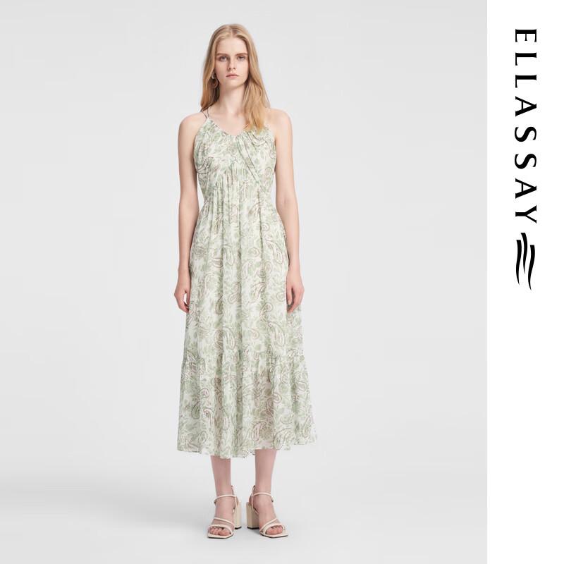 ELLASSAY Women s Printed Chiffon Tiered Slip Dress XS
ELLASSAY Women s Printed Chiffon Tiered Slip Dress XS
