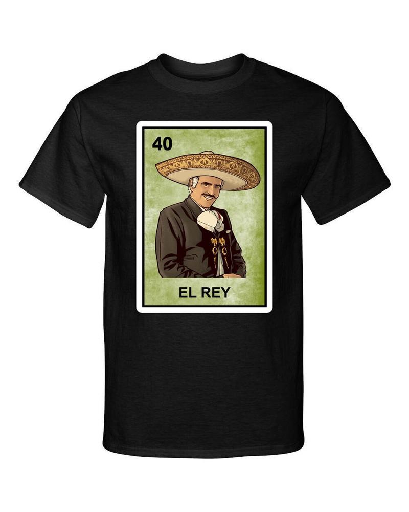 El Rey Vicente Fernandez Loteria Mexican Bingo Style Graphic Tee Shirt TShirt Unisex T-Shirt XL
El Rey Vicente Fernandez Loteria Mexican Bingo Style Graphic Tee Shirt TShirt Unisex T-Shirt XL