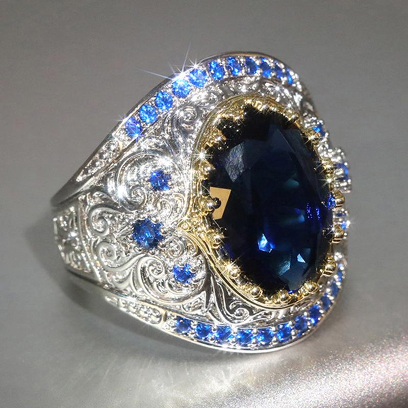 2026 Luxury Prong Setting-Rings for Women with Deep Blue Zircon Stone Anniversary Gift Wife Micro Paved Middle 10
2026 Luxury Prong Setting-Rings for Women with Deep Blue Zircon Stone Anniversary Gift Wife Micro Paved Middle 10