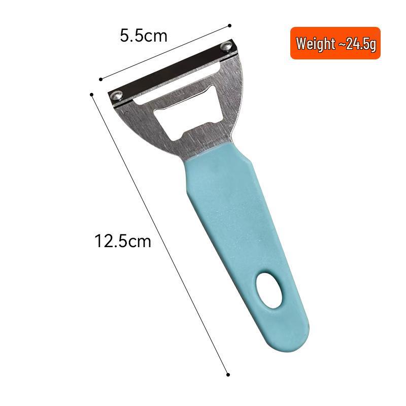 Multi-functional Stainless Steel Peeler & Paring Knife for Fruits, Vegetables, Sugarcane, and Melons.
Multi-functional Stainless Steel Peeler & Paring Knife for Fruits, Vegetables, Sugarcane, and Melons.