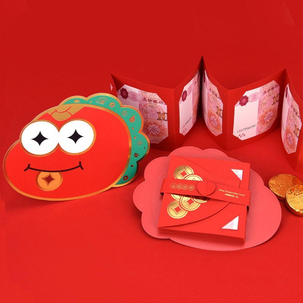 Red 3D HongBao Snake Red Packet New Cartoon Snake Red Envelope Wedding Birthday Decorative 10 Card B
Red 3D HongBao Snake Red Packet New Cartoon Snake Red Envelope Wedding Birthday Decorative 10 Card B