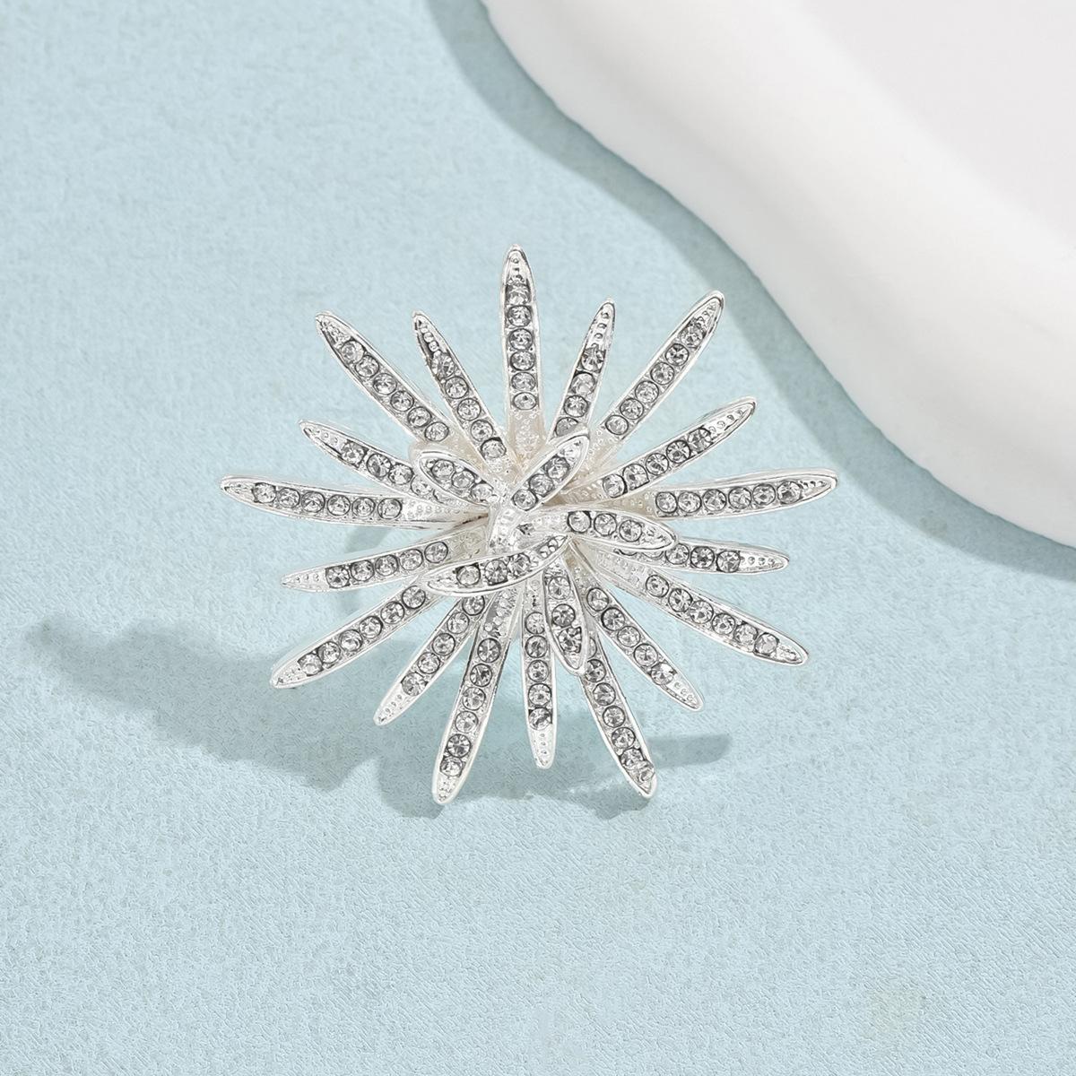 High-end Niche Fashion Sunflower Rhinestone Ring Exquisite Versatile Hand Accessories срібний
High-end Niche Fashion Sunflower Rhinestone Ring Exquisite Versatile Hand Accessories срібний