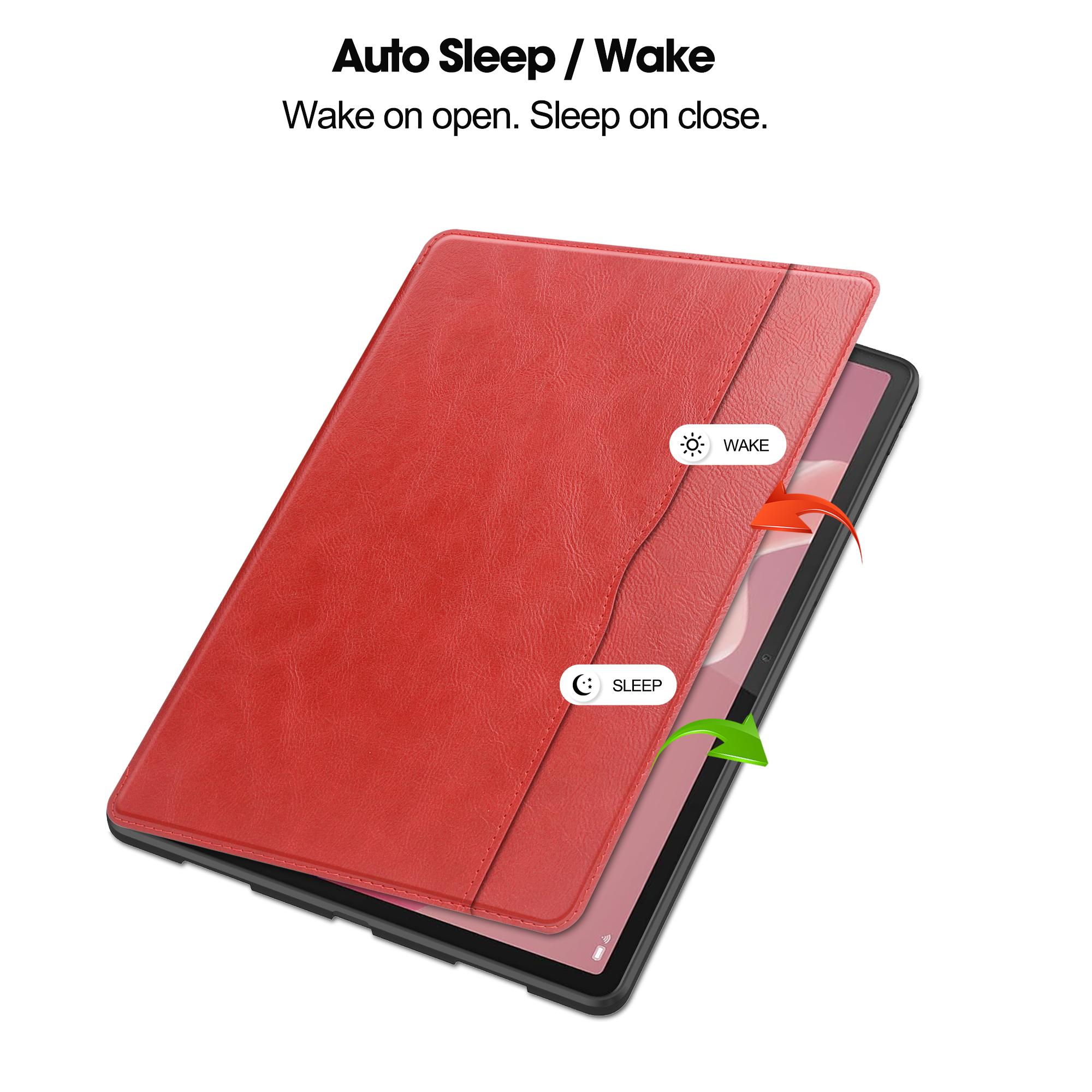 For Lenovo Tab P12 Stand Protective Cover PU Leather Wallet Tablet Case with Pencil Holder Red
For Lenovo Tab P12 Stand Protective Cover PU Leather Wallet Tablet Case with Pencil Holder Red