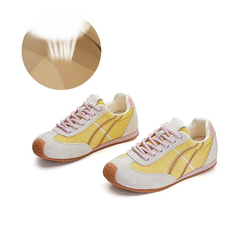2025 Summer Women s Genuine Leather Low-Saturation Trainer Shoes Flat Bottom Versatile Shoes Color-Blocking Casual Sports Shoes 40
2025 Summer Women s Genuine Leather Low-Saturation Trainer Shoes Flat Bottom Versatile Shoes Color-Blocking Casual Sports Shoes 40