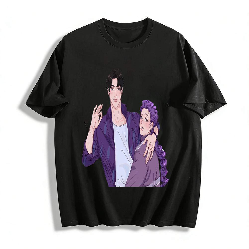 Vintage Anime Style Couple Print Casual Top Unisex Loose Breathable Trendy T-Shirt For Daily Wear Pure cotton T-shirt XXS
Vintage Anime Style Couple Print Casual Top Unisex Loose Breathable Trendy T-Shirt For Daily Wear Pure cotton T-shirt XXS