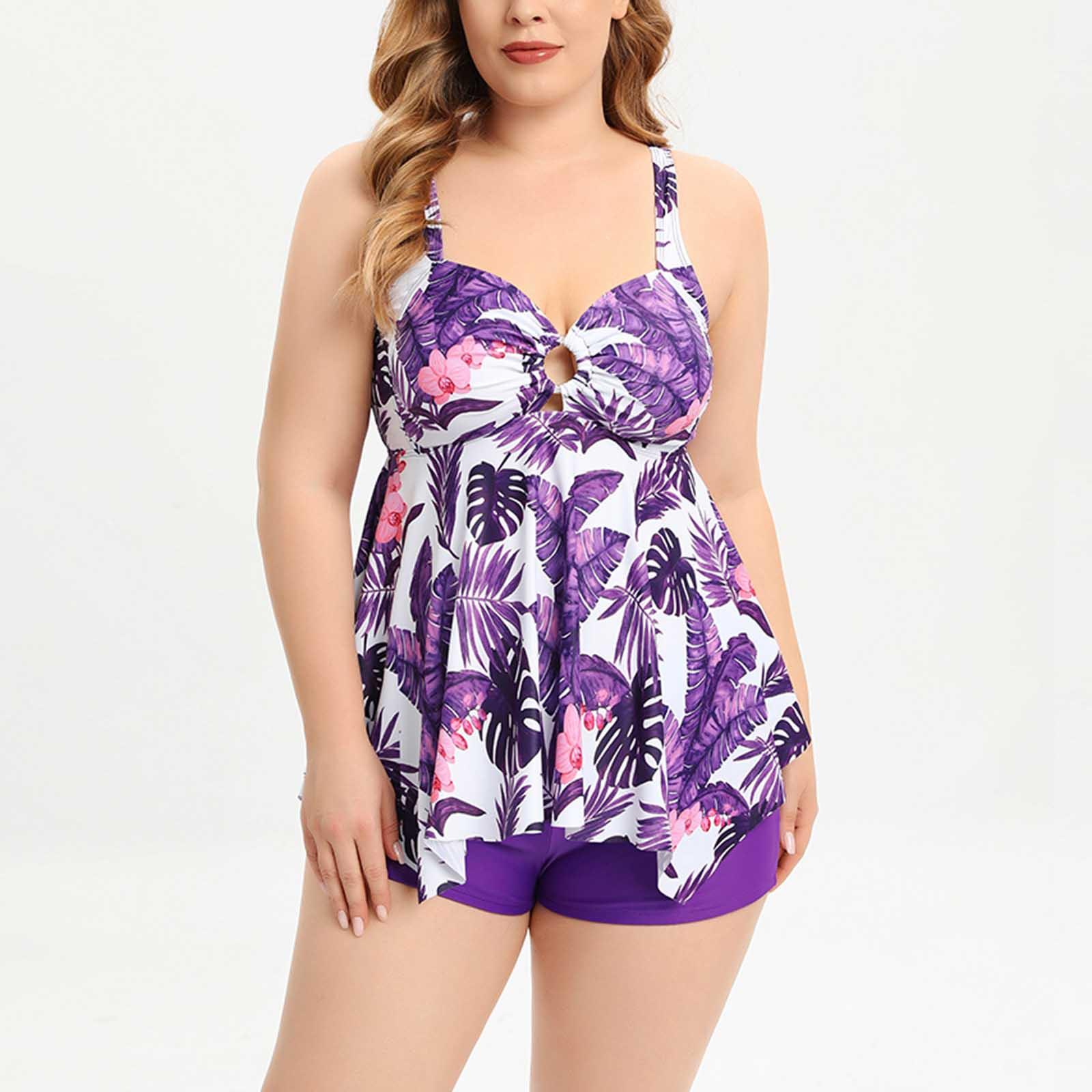 Женские плавки больших размеров на плоской подошве с нагрудными подушечками и без стального бюстгальтера, купальный костюм XXL фиолетовый
Женские плавки больших размеров на плоской подошве с нагрудными подушечками и без стального бюстгальтера, купальный костюм XXL фиолетовый