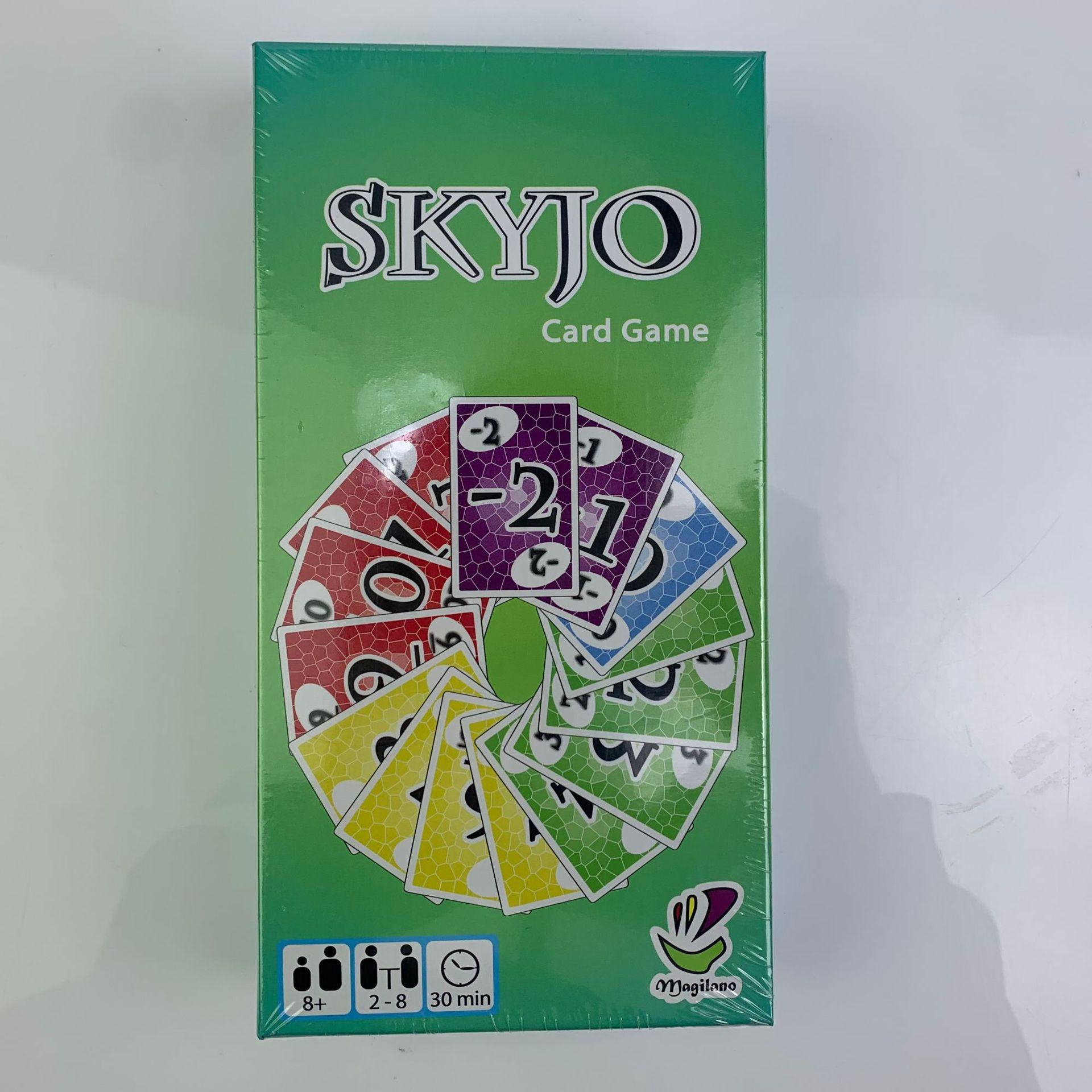 English Version Best-Selling Skyjo Action Card Sky City Board Game Family Gathering Casual Card Game
English Version Best-Selling Skyjo Action Card Sky City Board Game Family Gathering Casual Card Game