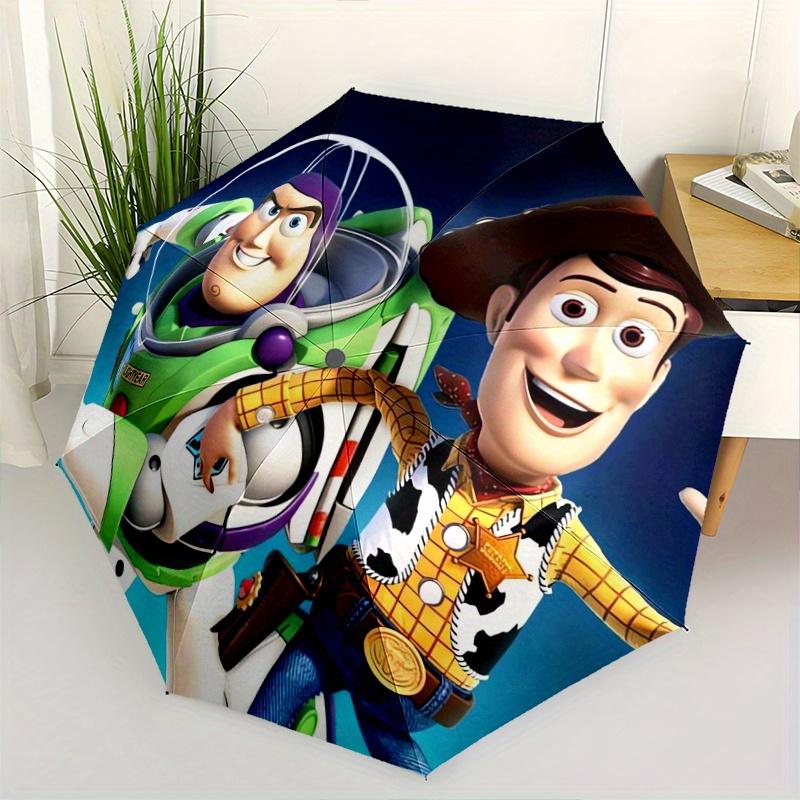 Toy Story 3 Woody & Buzz Lightyear Automatic Folding Umbrella - 3 Folding Design, Vivid Cartoon Pattern, Suitable for Outdoor Activities, A
Toy Story 3 Woody & Buzz Lightyear Automatic Folding Umbrella - 3 Folding Design, Vivid Cartoon Pattern, Suitable for Outdoor Activities, A