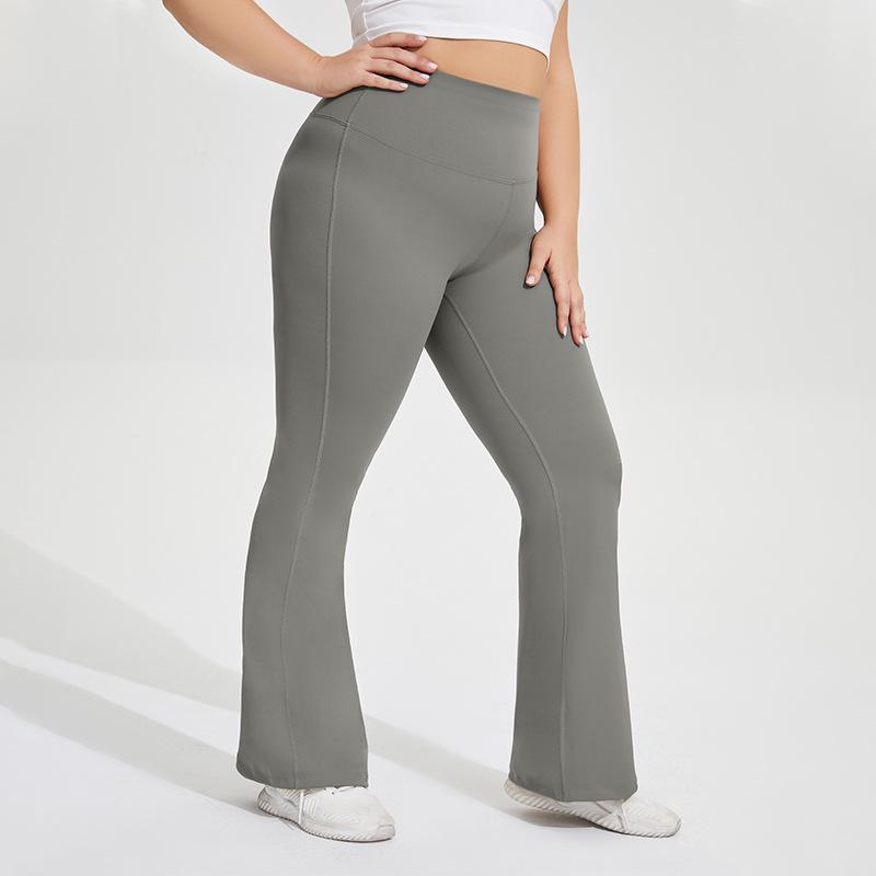 Plus Size European & American Nude Feel Flared Yoga Pants - Butt Lifting Fitness Color Block Long Pants for Women 1XL (recommended 150-180 jin)
Plus Size European & American Nude Feel Flared Yoga Pants - Butt Lifting Fitness Color Block Long Pants for Women 1XL (recommended 150-180 jin)