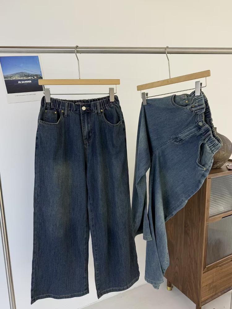 becabeau Women s Summer Korean Loose Plus Size Wide-Leg Denim Pants Medium світло-синій колір
becabeau Women s Summer Korean Loose Plus Size Wide-Leg Denim Pants Medium світло-синій колір