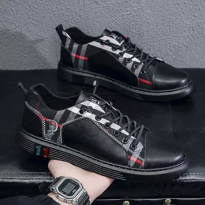 Men s shoes Young people versatile board shoes Soft leather trend color matching Casual breathable soft sole High-end leather shoes Board shoes 44 чорний
Men s shoes Young people versatile board shoes Soft leather trend color matching Casual breathable soft sole High-end leather shoes Board shoes 44 чорний