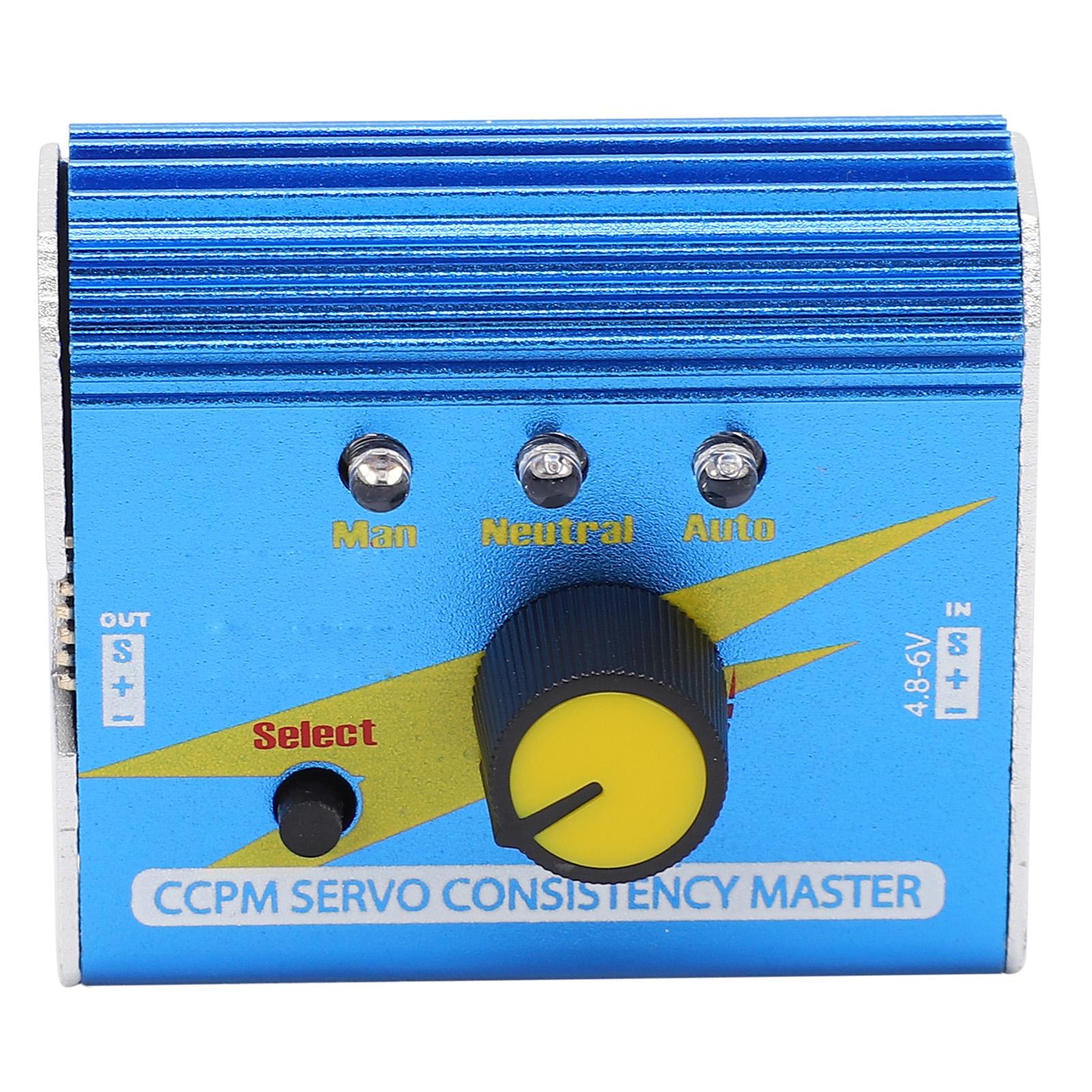 Multifunction CCPM Servo Consistency Tester Master Steering Gear Controller with Aluminum Alloy
Multifunction CCPM Servo Consistency Tester Master Steering Gear Controller with Aluminum Alloy
