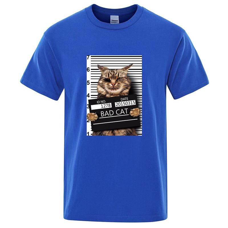 Summer Men s T-shirt 100% Cotton Funny Criminal Cat Pattern Printed Casual Cool O-neck T Shirt Loose Male Tees Tops 5XL різнокольоровий
Summer Men s T-shirt 100% Cotton Funny Criminal Cat Pattern Printed Casual Cool O-neck T Shirt Loose Male Tees Tops 5XL різнокольоровий