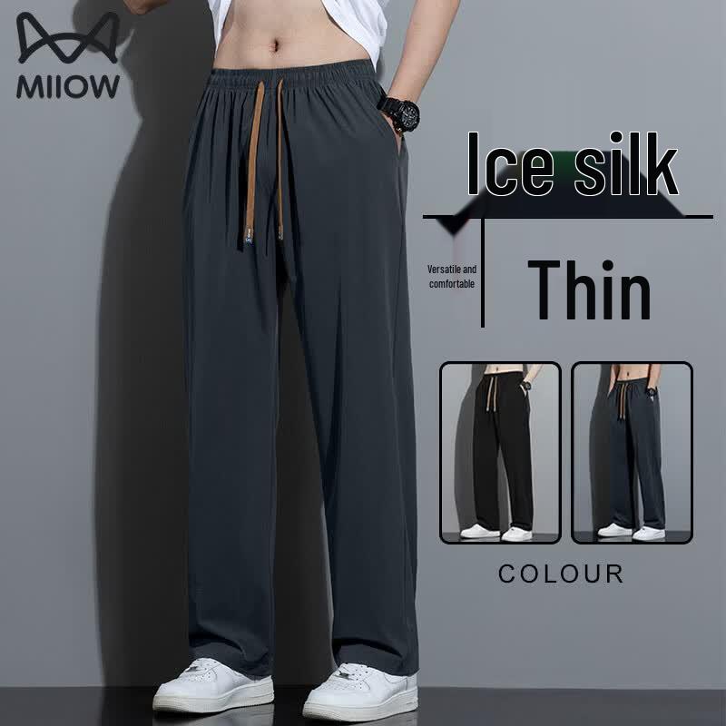 MaoRen Men s Ice Silk Cooling Wide-Leg Curved Pants 2XL
MaoRen Men s Ice Silk Cooling Wide-Leg Curved Pants 2XL