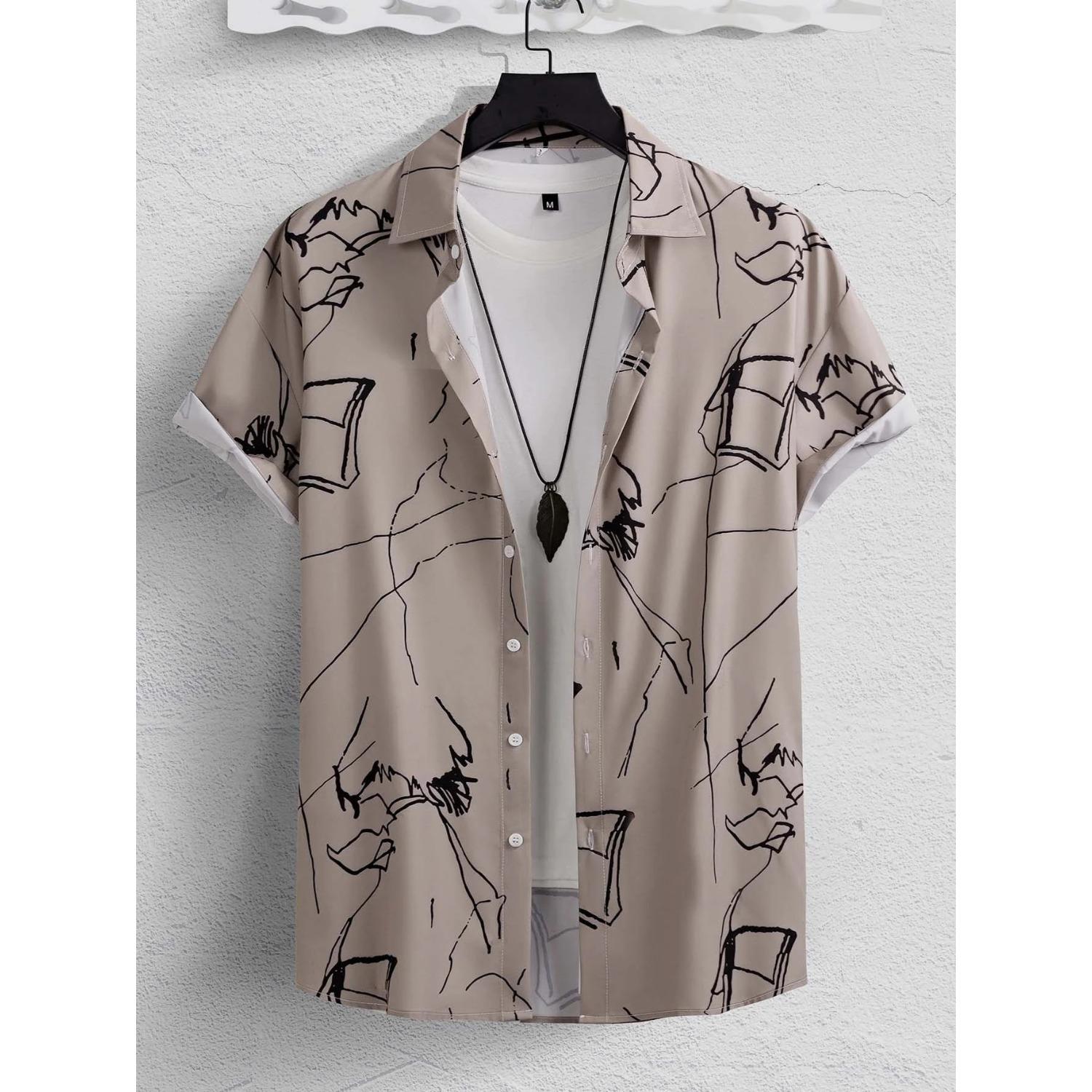 Дизайн линейного рисунка Граффити Мужская Женская Футболка Дизайн принта Футболка с коротким рукавом Мода Пуговичный Топ с коротким рукавом 6XL
Дизайн линейного рисунка Граффити Мужская Женская Футболка Дизайн принта Футболка с коротким рукавом Мода Пуговичный Топ с коротким рукавом 6XL