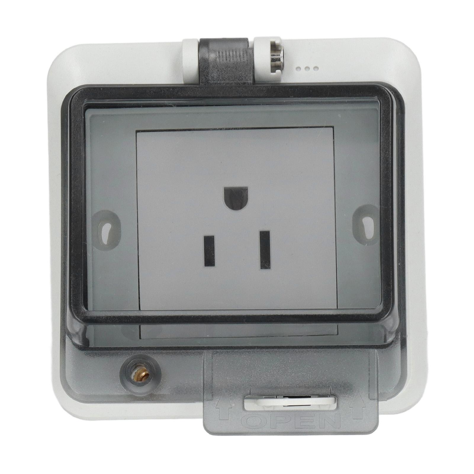 IP66 Waterproof US Standard Socket Sturdy No Deformation Electrical Socket 127V 15A
IP66 Waterproof US Standard Socket Sturdy No Deformation Electrical Socket 127V 15A