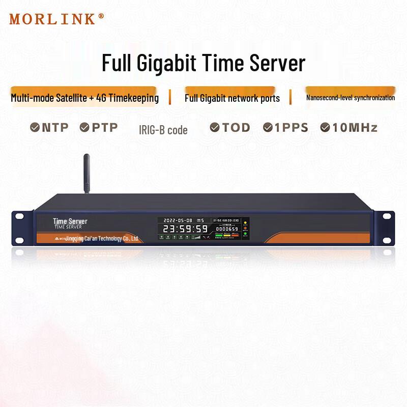 MORLINK IEEE1588 PTP/NTP Timing Server with Rubidium Atomic Clock
MORLINK IEEE1588 PTP/NTP Timing Server with Rubidium Atomic Clock