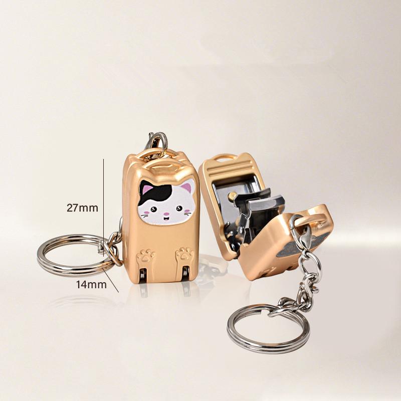 BEPAN 1pcs Exquisite Suitcase Foldable Nail Clipper Stainless Steel Cat Keychain Rotary Toenail & Fingernail Manicure Trimmer
BEPAN 1pcs Exquisite Suitcase Foldable Nail Clipper Stainless Steel Cat Keychain Rotary Toenail & Fingernail Manicure Trimmer