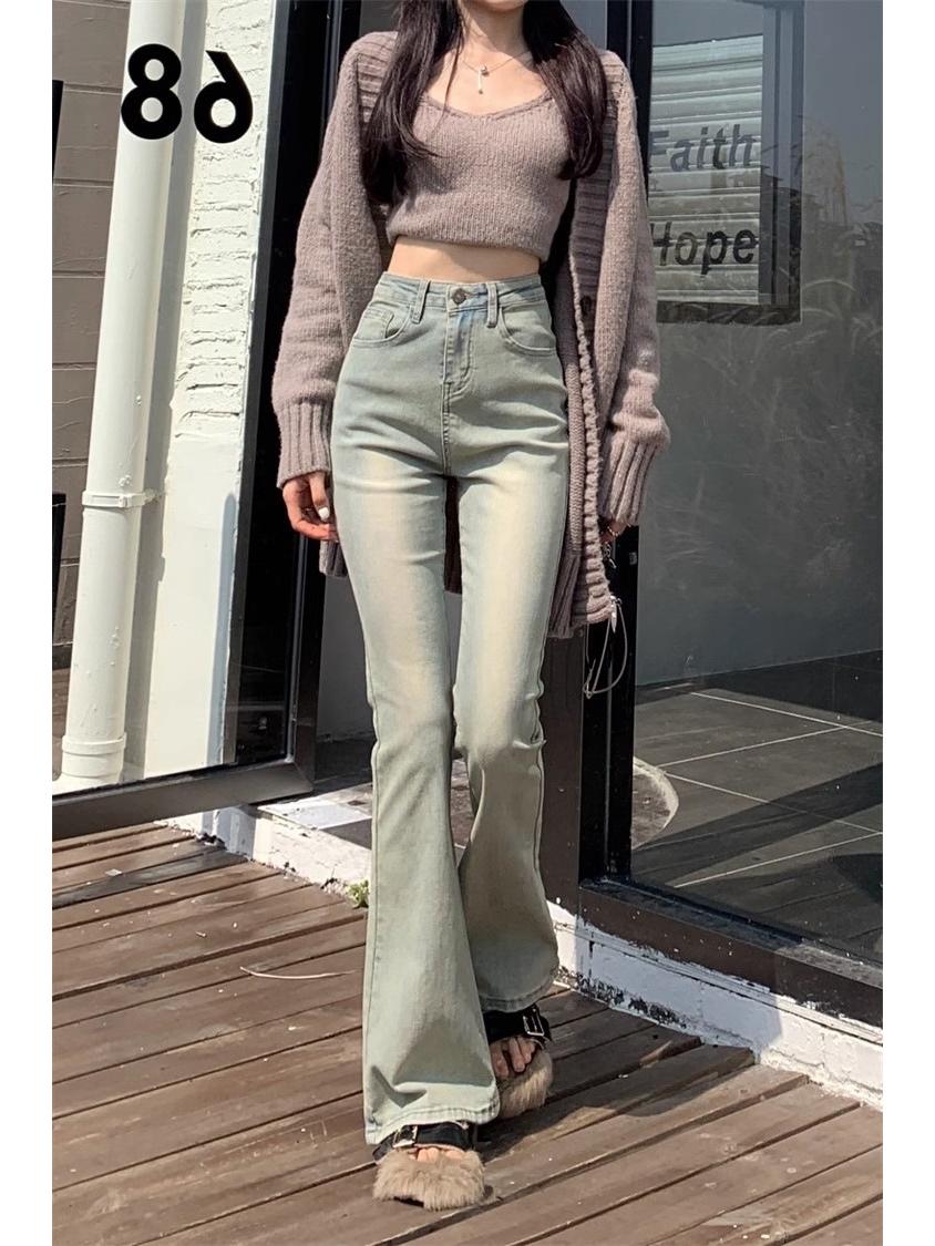 Женские джинсы клеш винтажные с высокой посадкой облегающего кроя в стиле Гонконга Medium
Женские джинсы клеш винтажные с высокой посадкой облегающего кроя в стиле Гонконга Medium