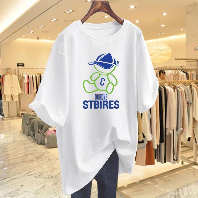 Summer printed new cotton t-shirt loose casual letter short-sleeved women s top large size bottoming shirt S
Summer printed new cotton t-shirt loose casual letter short-sleeved women s top large size bottoming shirt S