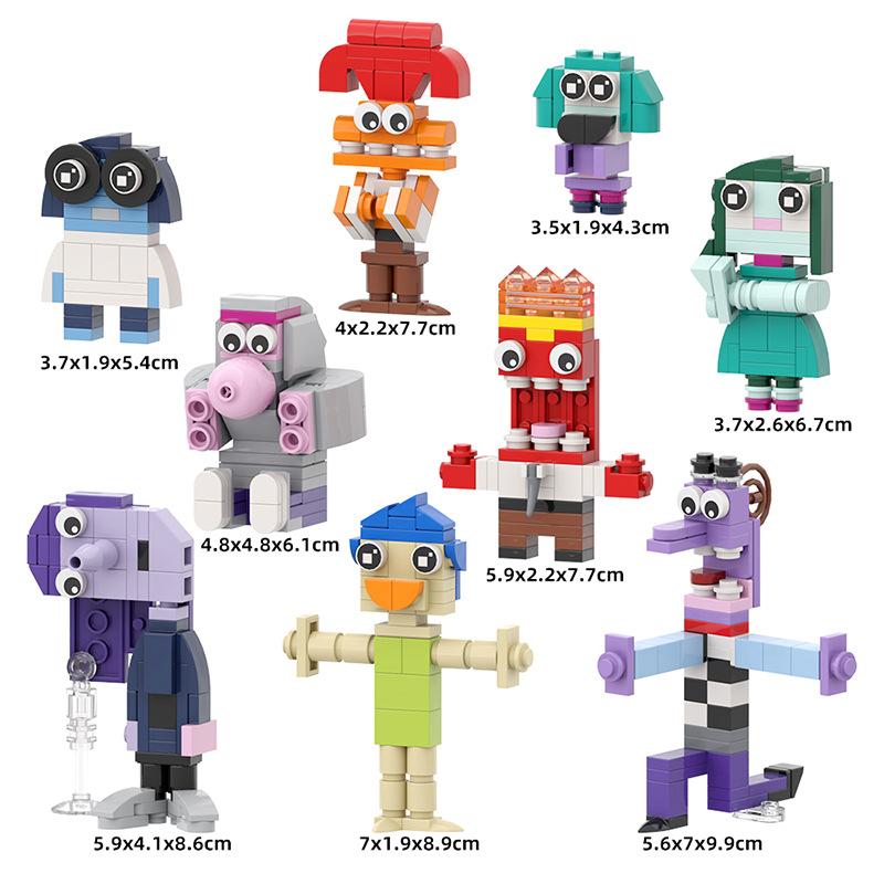 Cartoon Movie Insided Outs Building Blocks Set with Joy,Sadness,Anger,Fear,Disgust,Anxiety,embarrassment,envy,ennui Dolls Toys
Cartoon Movie Insided Outs Building Blocks Set with Joy,Sadness,Anger,Fear,Disgust,Anxiety,embarrassment,envy,ennui Dolls Toys