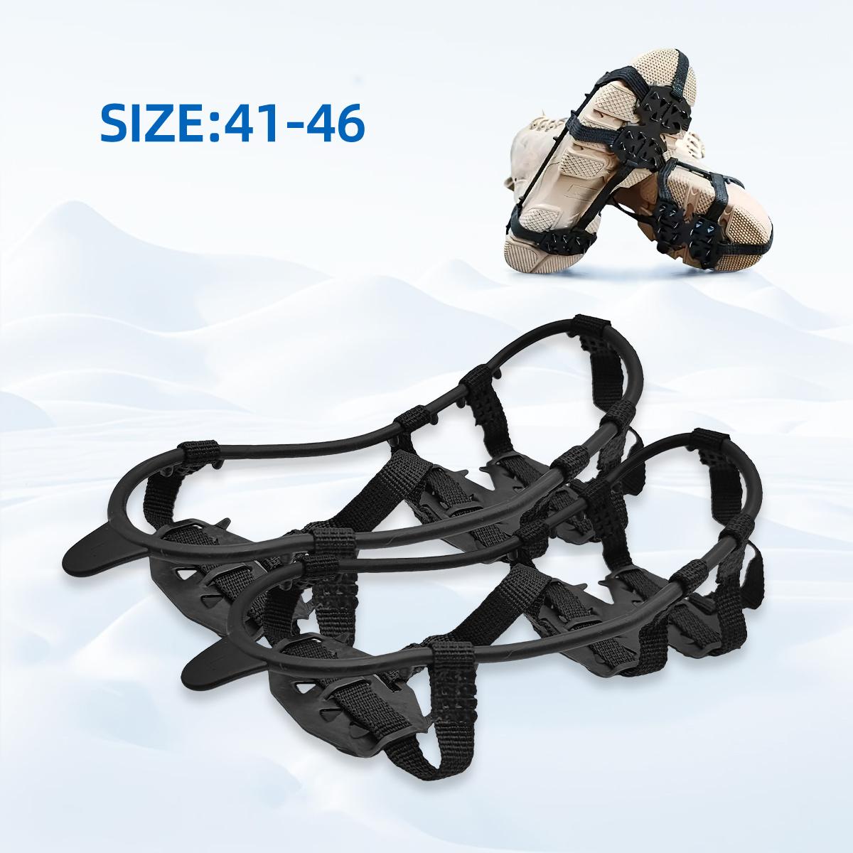 24-Tooth with Heavy-Duty Traction - 24 Teeth for & Ice Grip, Compatible for Hiking, Winter for Ice Skating, Walking, and Icy Terrain - Outdoor Gear
24-Tooth with Heavy-Duty Traction - 24 Teeth for & Ice Grip, Compatible for Hiking, Winter for Ice Skating, Walking, and Icy Terrain - Outdoor Gear